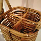 Rattan bottles holder