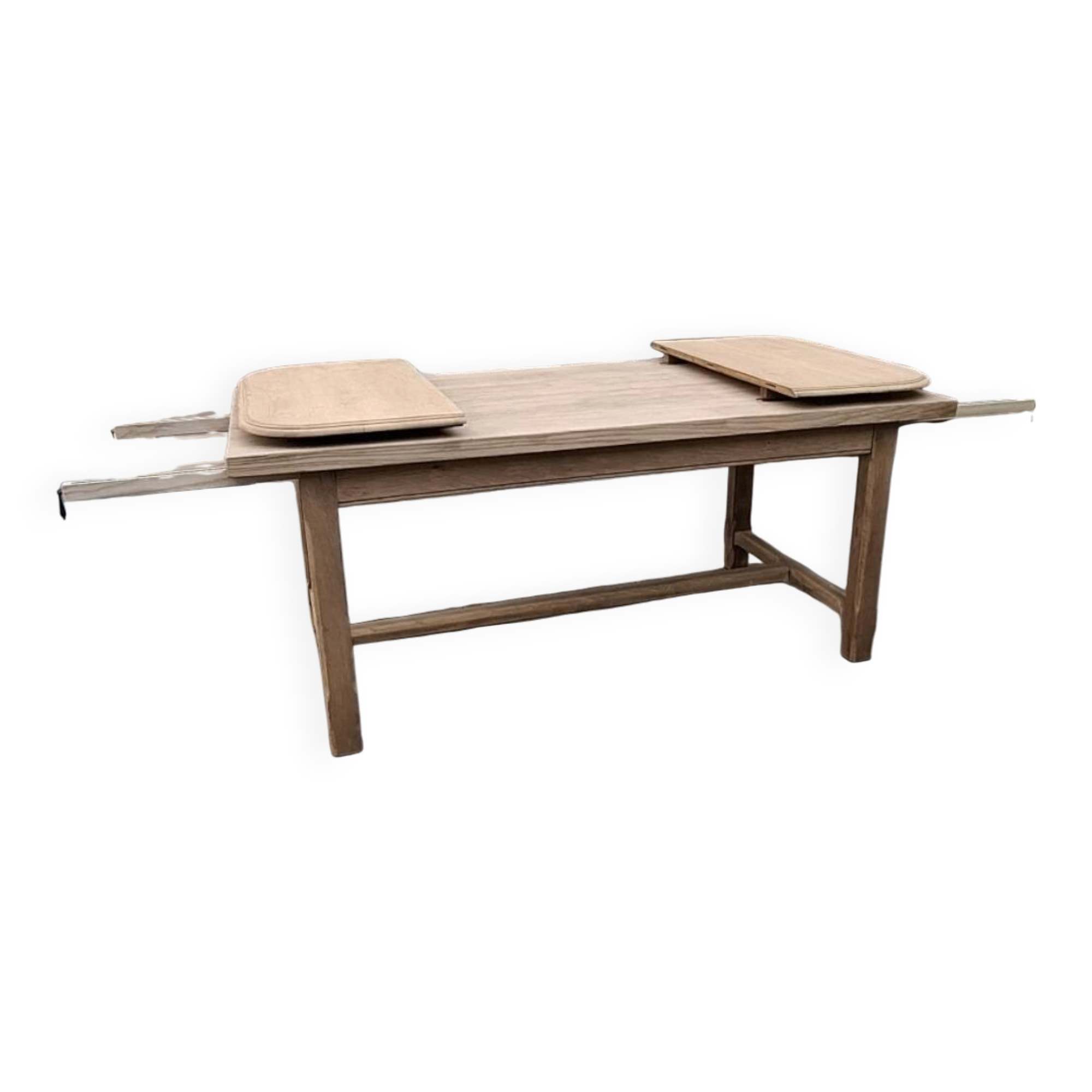 Renovated farmhouse table with extensions