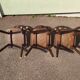 Set of 6 wooden bistro chair - vintage