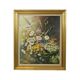Flowers Bouquet Still Life Painting Oil on Canvas Framed Signed