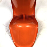 Panton Chair by Verner Panton 1972 orange color
