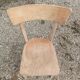 Luterma style solid wood bistro chair air-gummed