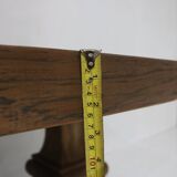 Solid oak monastery table - length 400 cm