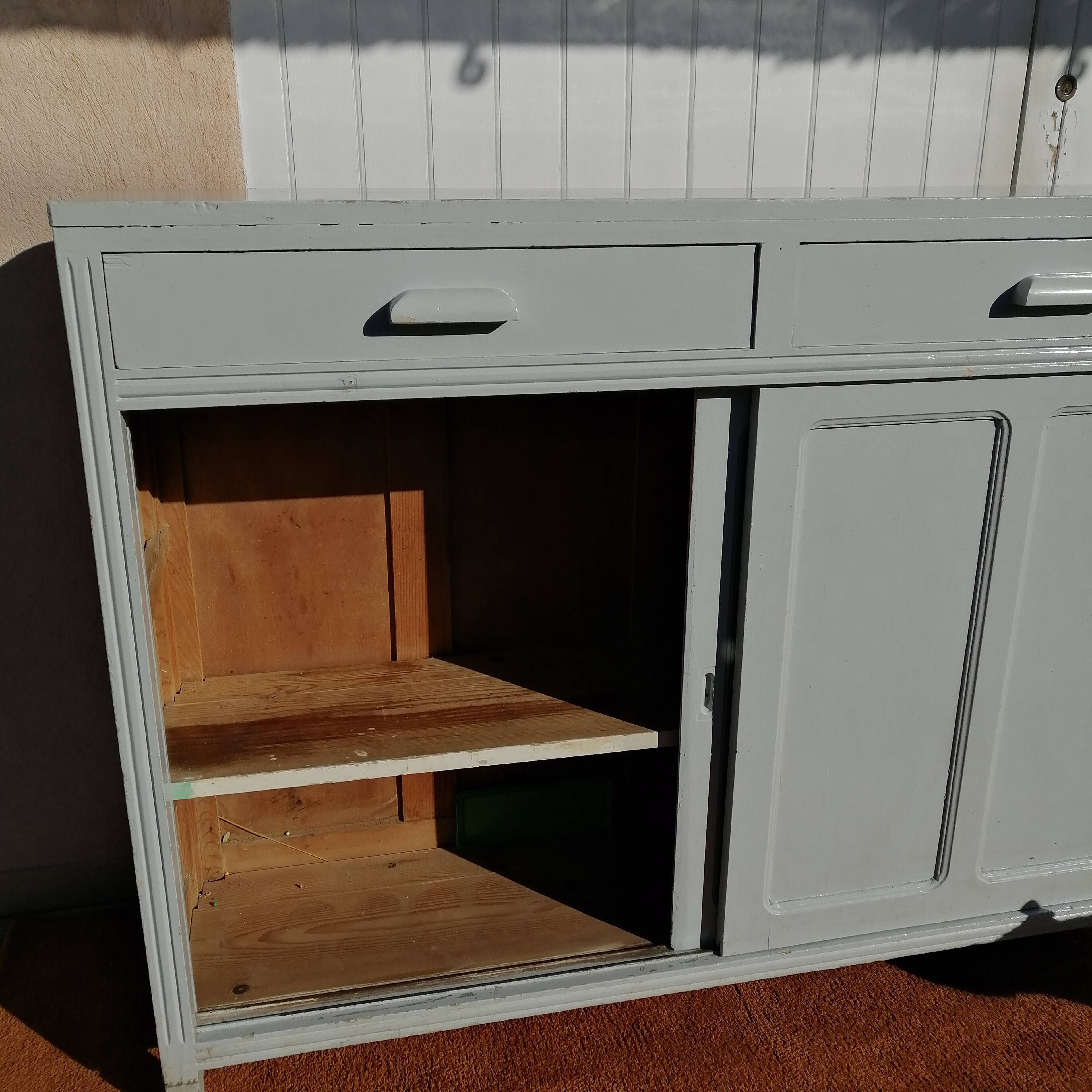 Large Sideboard sliding doors 1950s