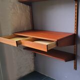 Scandinavian modular desk shelf by Kai Kristiansen, 1960