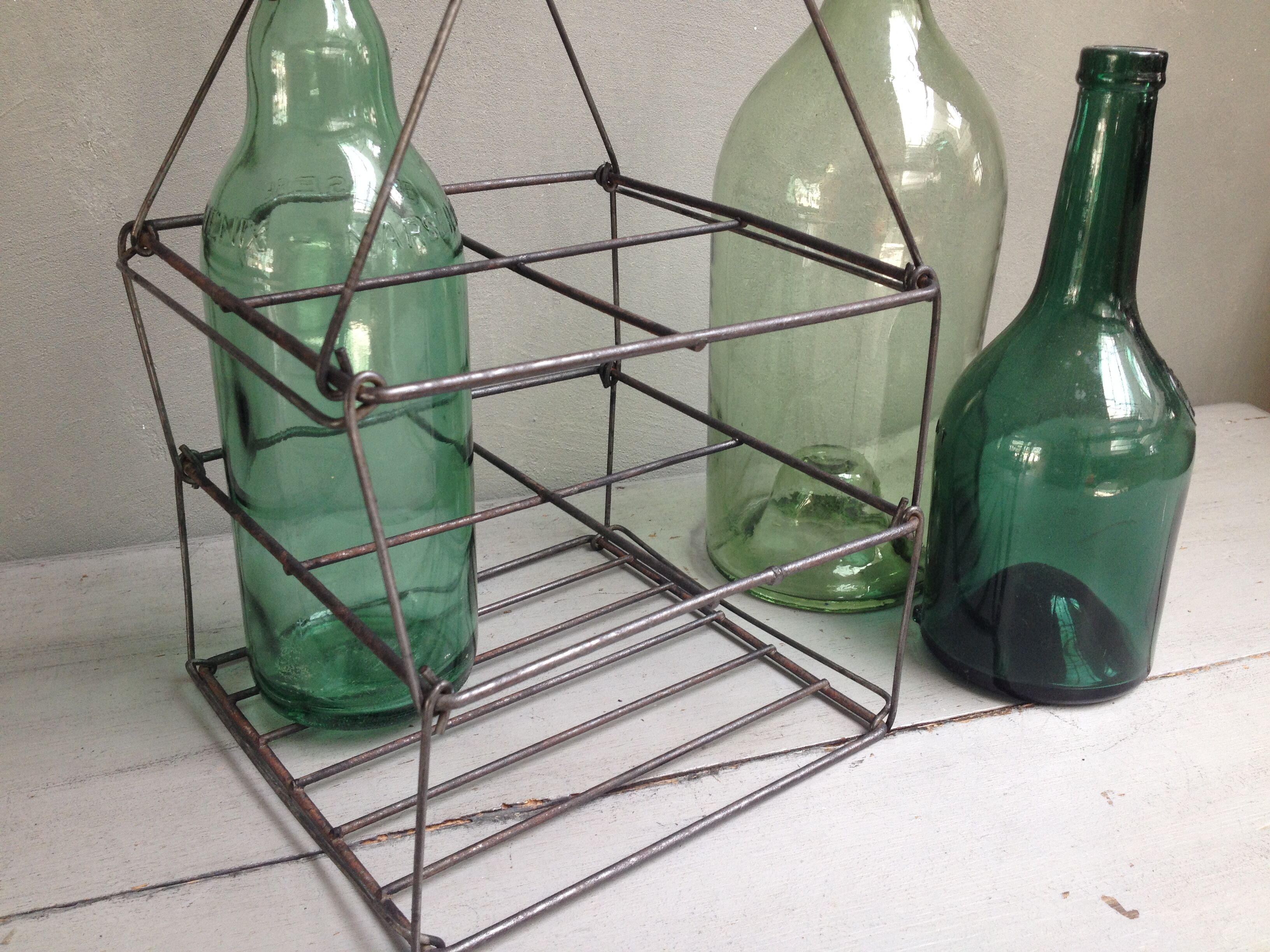 Bottle rack folding vintage