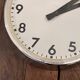 Industrial clock functional brillie alu polished 24 cm station pendulum 1960 ato lepaute