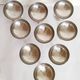 Vintage ice cream or sorbet cups, in 18/10 stainless steel (ref12)