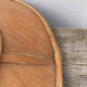 Asian hat in bamboo and vintage metal