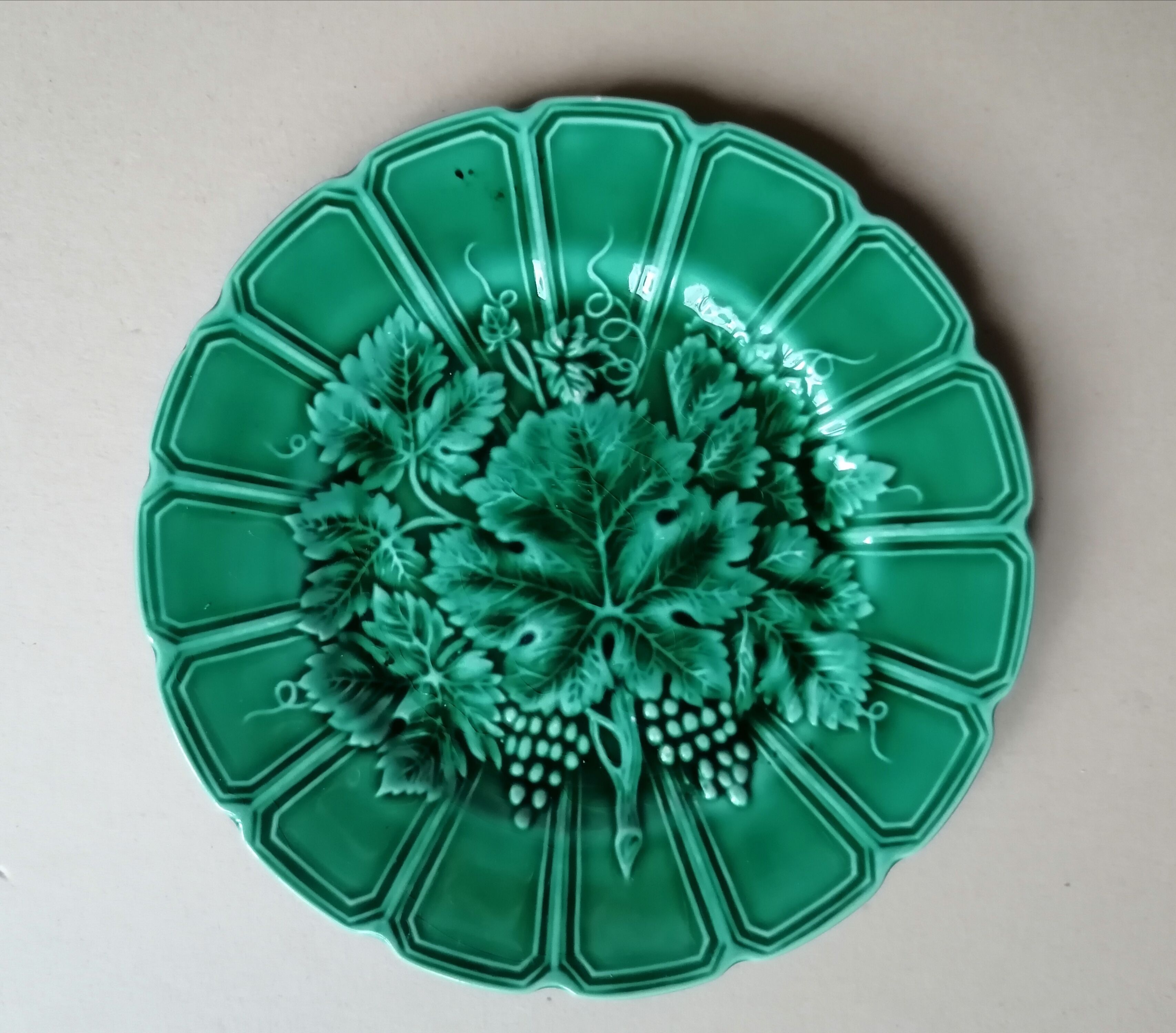 4 plates slurry dessert sarreguemines