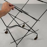 Teak and string cart by Jie Gantofta for Paul Nagel