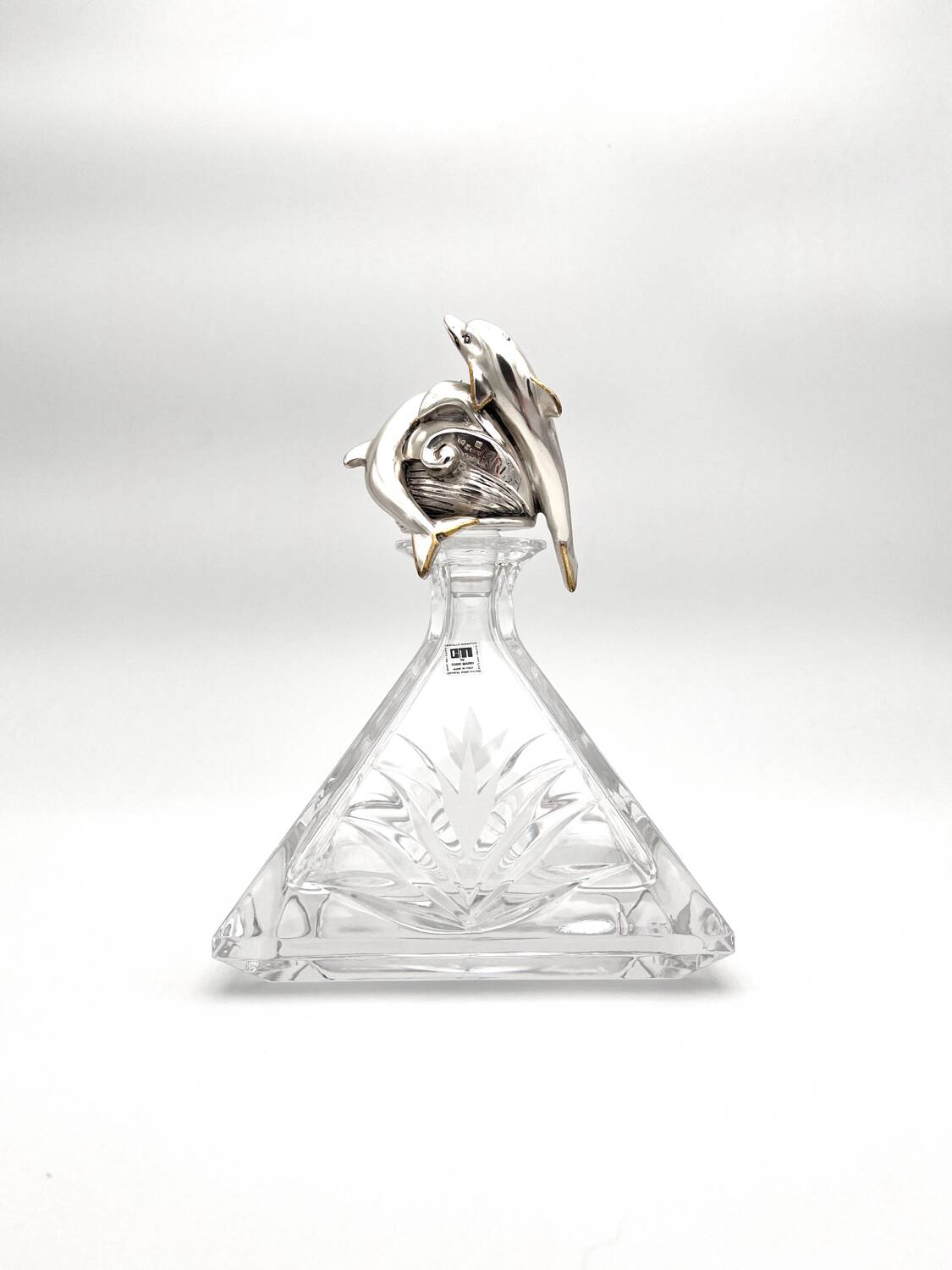 Crystal Carafe Mario CIONI & Orfèvrerie KRISA (3.2kg) – Signed