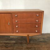 Scandinavian enfilade, 1950 design, vintage teak