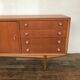Scandinavian enfilade, 1950 design, vintage teak
