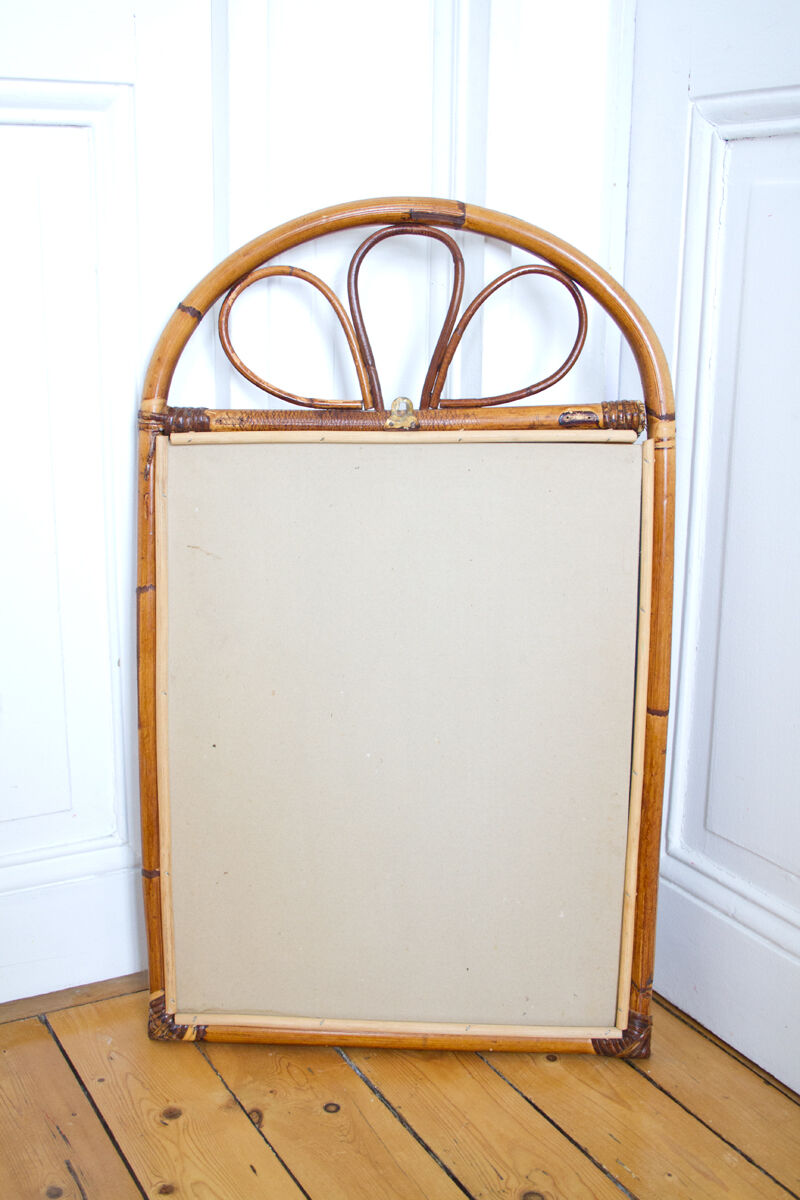 Rattan mirror - 64x39cm