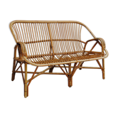 Seat rattan 60s vintage