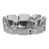 Lars Hellsten "Corona" Full Lead Crustal Bowl, For Orrefors, Sweden