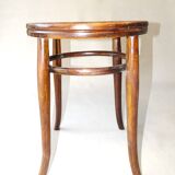 Thermoformed wooden bistro stool, circa 1910