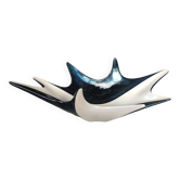 Very large Verceram iridescent ceramic bowl