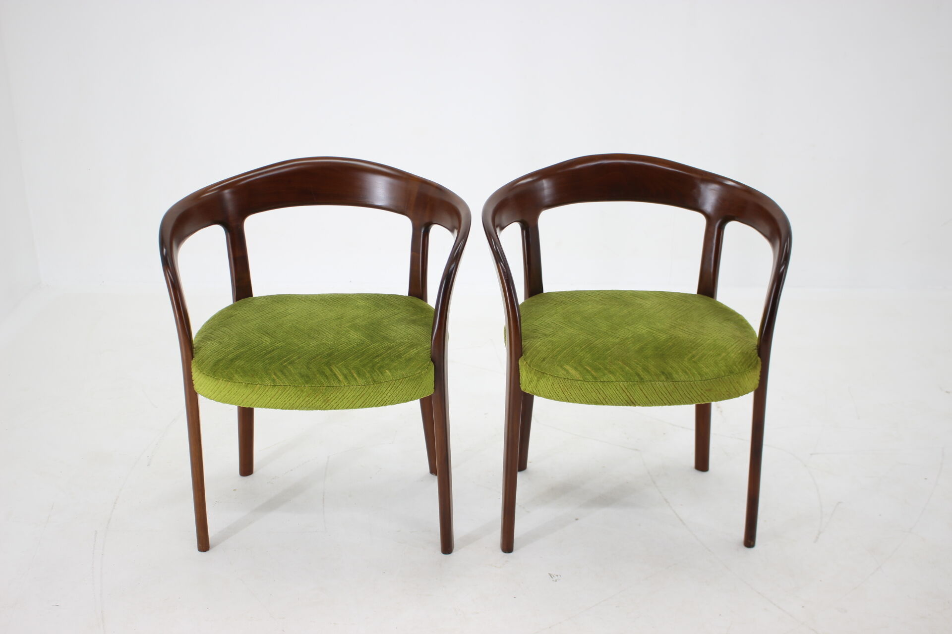 1960s Pair of Organic Armchairs