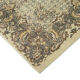 Oriental handmade vintage 1980s beige rug 163 cm x 283 cm