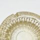 Art Deco yellow glass ashtray from the 1940s, yellow glass trinket dish