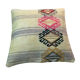 Housse de coussin kilim turc vintage, 40 x 40 cm
