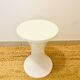 White Tam Tam stool 1970 Tam Tam logo