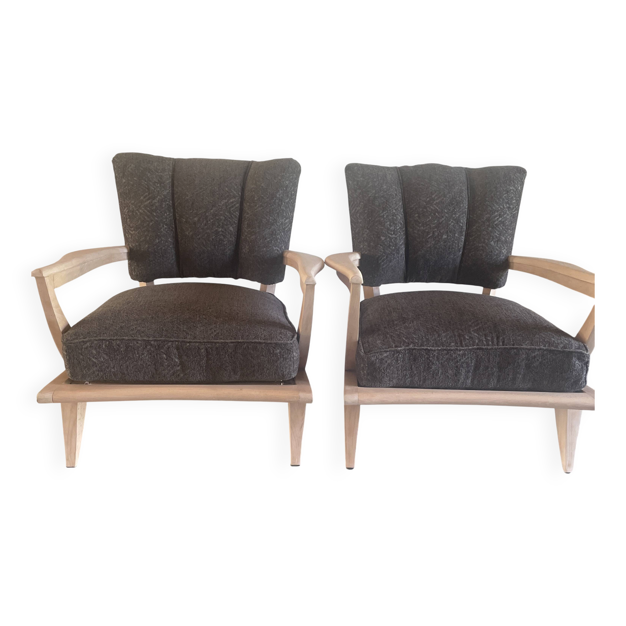 pair of armchairs Steiner by Etienne Henri Martin