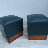 Pair of poufs, 1940