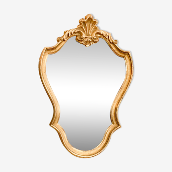Golden mirror - 65x43cm
