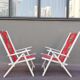 Paire de fauteuils de jardin pliables