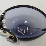 Cendrier en verre, par Glasswork Novy Bor, années 1960.