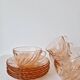 Set of 6 "Rosaline" coffee cups '70s - Arcoroc France vintage