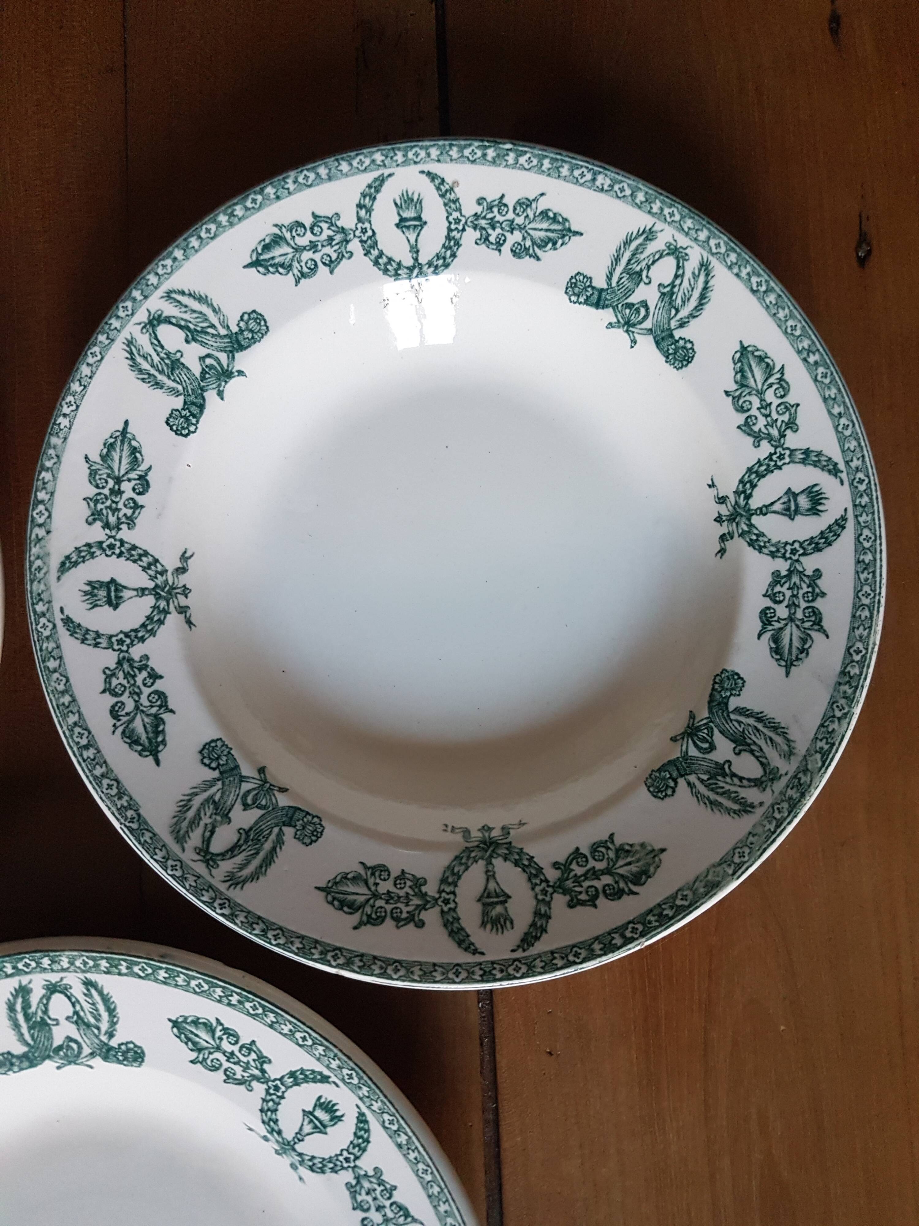 5 assiettes creuses Givors