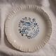 Set of 6 plates Digoin and Sarrguemines, Touraine model