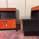 vintage 70s bedside tables