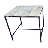 Patinated workbench