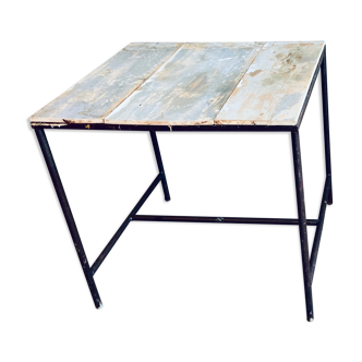 Patinated workbench