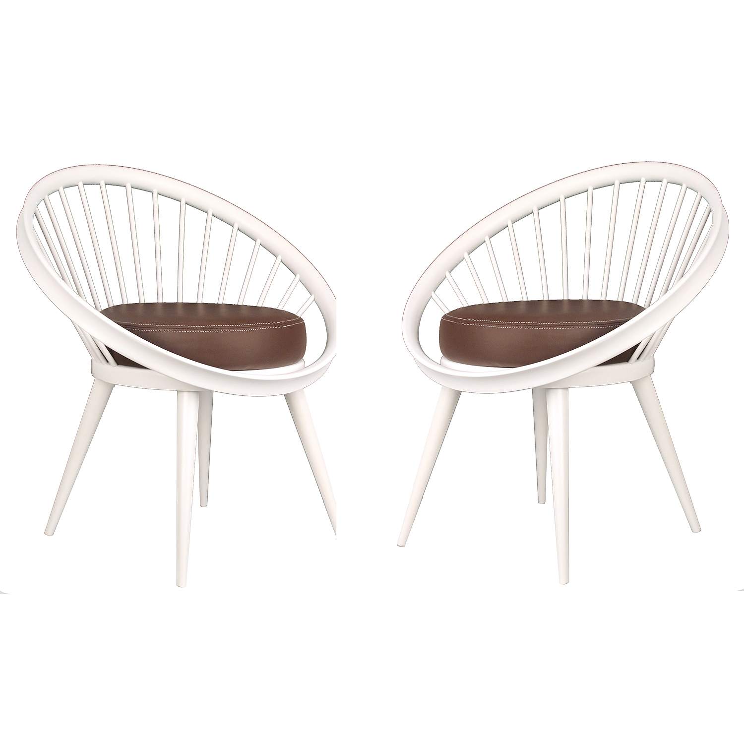 Pair of armchairs Scandinavian design chair, 60s