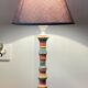 Ceramic lamp by 0. corro vintage