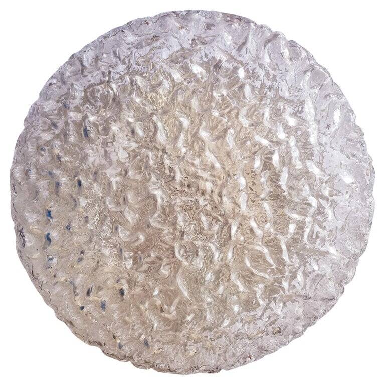 Large Midcentury Bubble Flush Mount, Helena Tynell, Limburg, Germany, 1970s