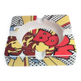 Large Pop Art Ashtray