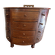 Art Deco work cabinet with 12 drawers in solid wood