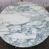 Roundtable Arabescato Roche Bobois vintage 70s