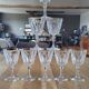 8 crystal stem glasses from Arcques