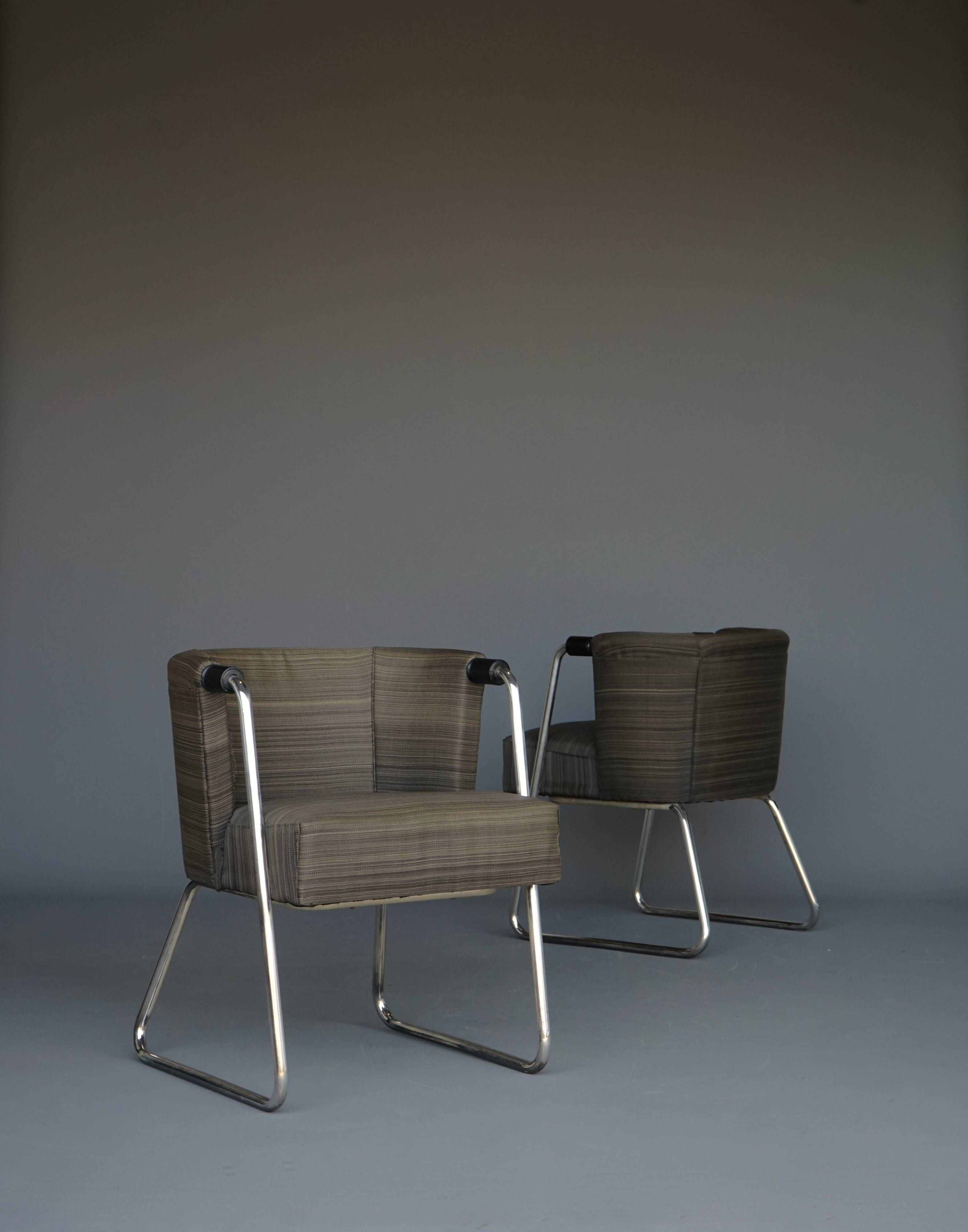 Modernist Tubular Armchairs from Artifort, 1930s
