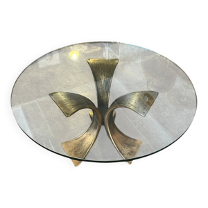 Table basse en bronze - luciano frigerio