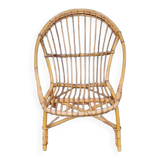 Rattan armchair 1960