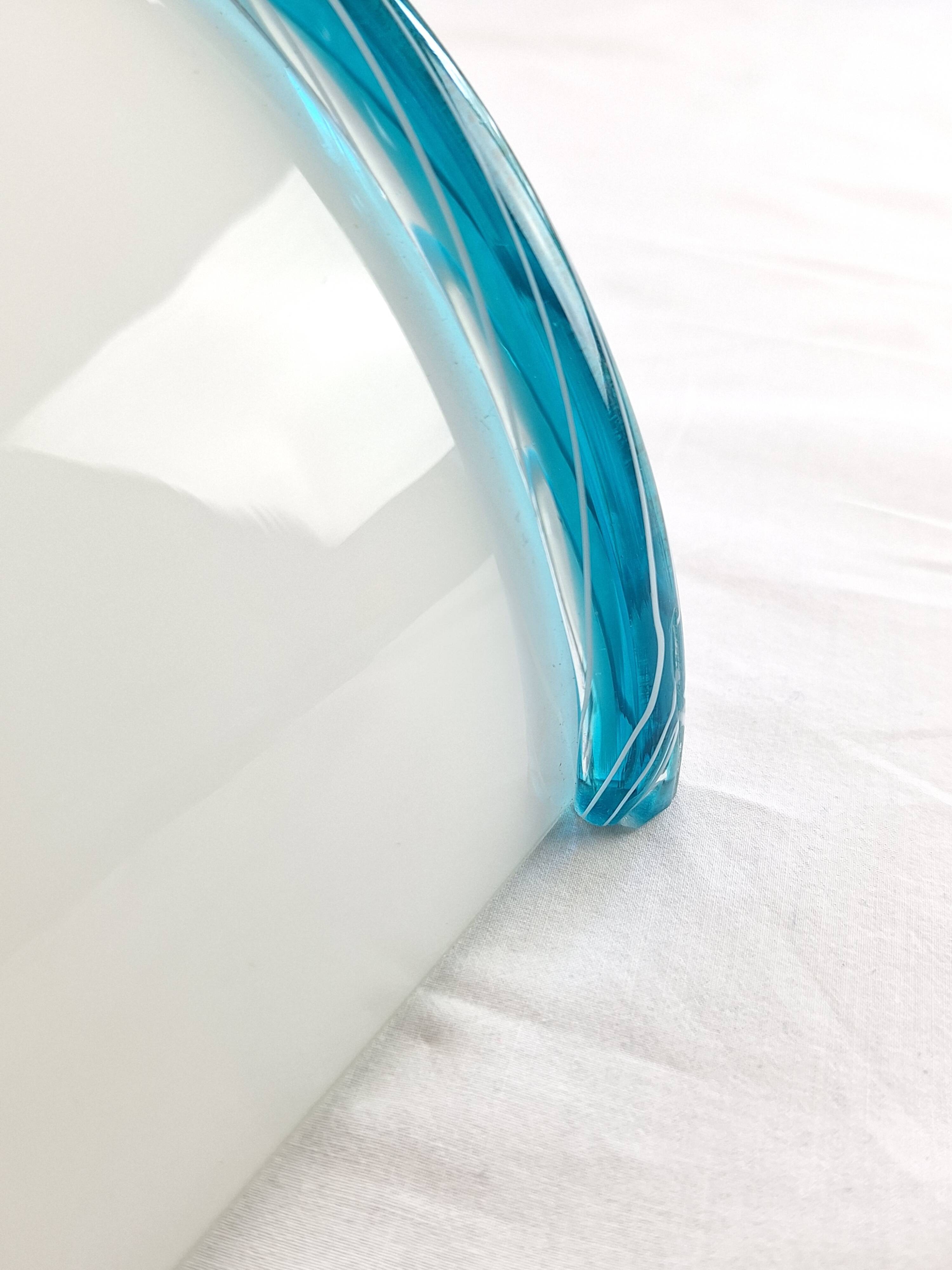 Art Deco hand-blown Murano glass wall lamp